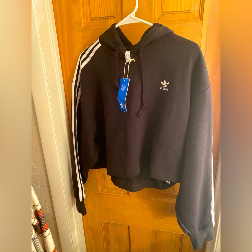 Adidas Cropped Hoodie.